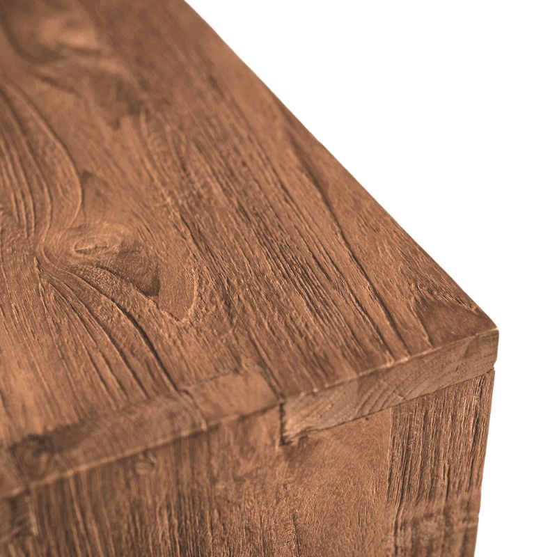 Meuble tv teck recyclé et pieds métal noir 171cm OUTLINE Dbodhi