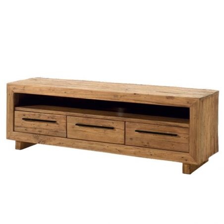 Meuble TV teck massif 160cm Oregon Casita