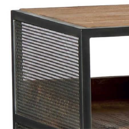 Buffet teck industriel 150cm Casita ATHEBAH 150