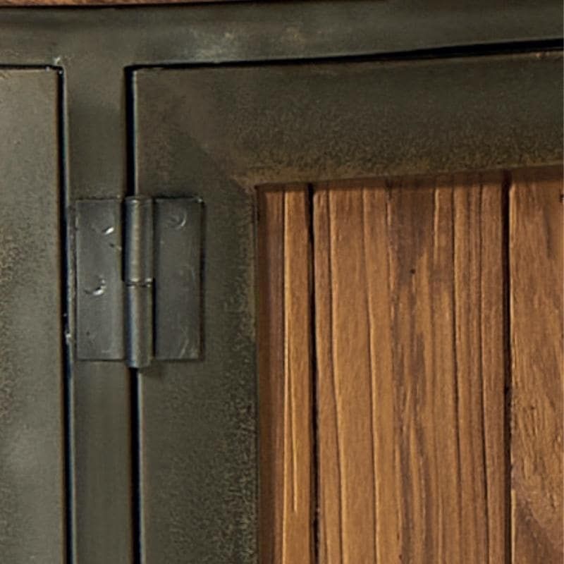 Meuble TV teck et fer 167cm Hepley Casita HEPTV160