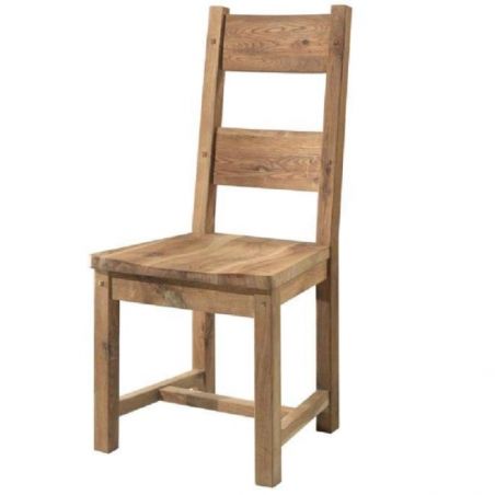 Lot de 2 chaises chêne massif Lodge Casita LODCHA 1