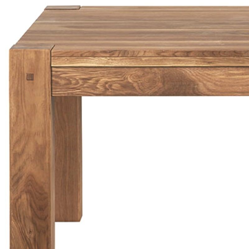 Table carrée extensible en chêne 140cm Lodge LODTACA 140