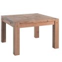 Table carrée extensible chêne 140 cm jusqu'à 12 personnes LODGE