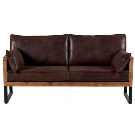 Canapé teck 2 places Dunmore Casita DUNFA2GOBHAV