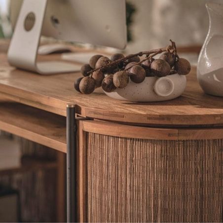 Bureau en teck et métal 140cm COCO d-bodhi