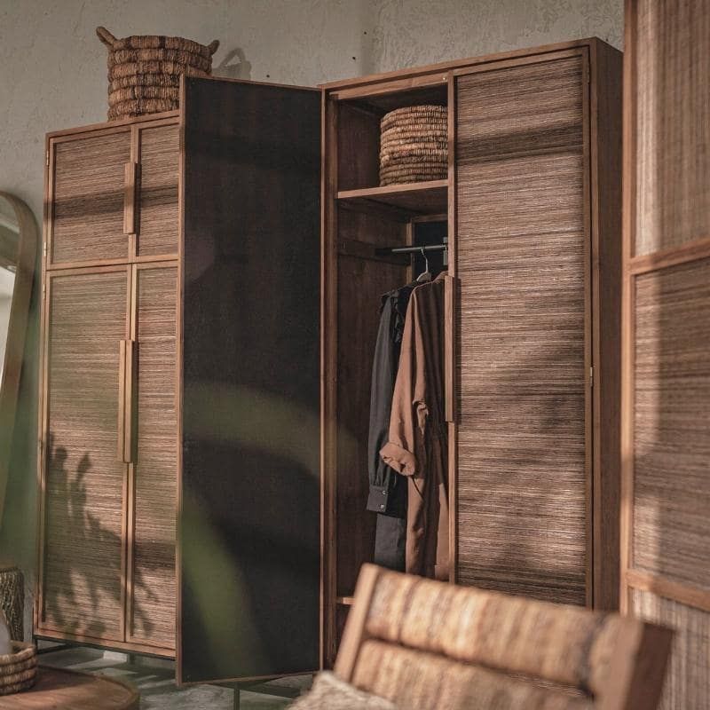 Armoire en teck recyclé et métal 100cm d-bodhi COCO 2 portes