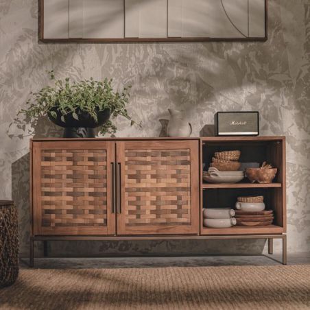 Buffet teck recyclé et métal 150cm SWAN d-bodhi