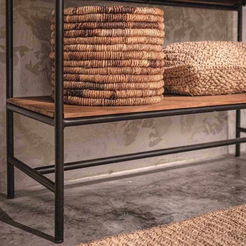 Vaisselier teck massif recyclé 3 portes 95cm d-bodhi OUTLINE