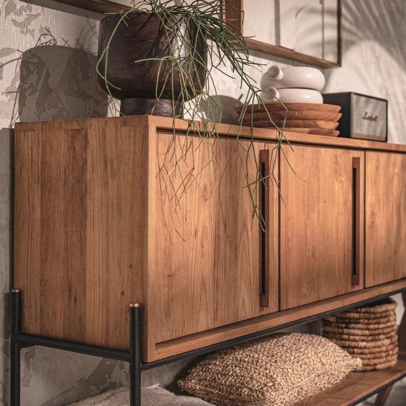 Buffet teck recyclé 200cm MIND D-Bodhi