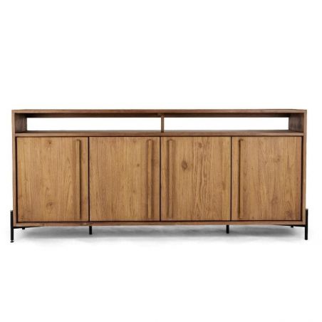 Buffet 4 portes teck massif recyclé 194cm d-bodhi OUTLINE