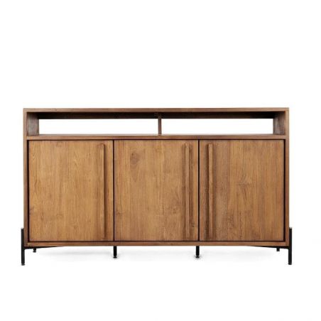 Buffet 3 portes teck massif recyclé 148cm d-bodhi OUTLINE