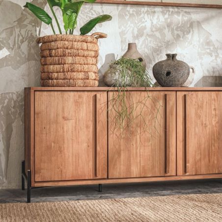 Buffet bas bois et métal 148cm d-bodhi OUTLINE