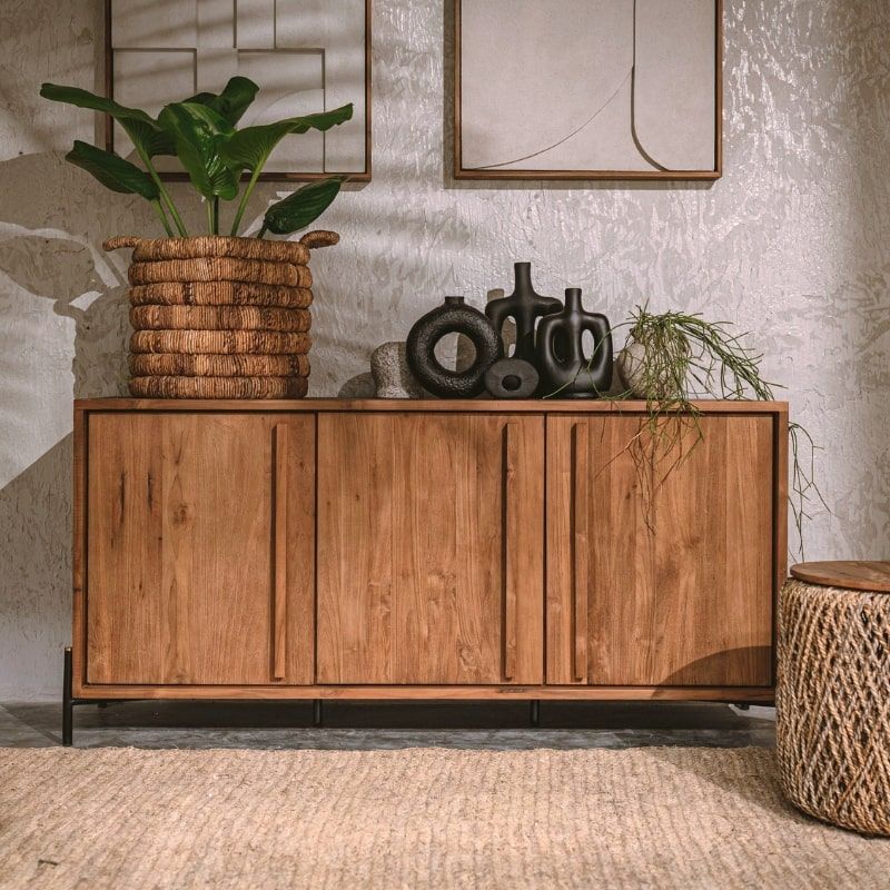 Buffet bas bois et métal 148cm d-bodhi OUTLINE