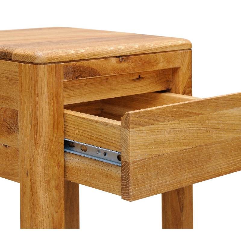Bout de canapé en bois massif de chêne 30cm JONAS
