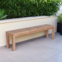 Banc en teck massif de jardin 158cm GARDEN