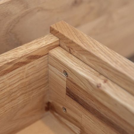 Chevet moderne en chêne massif 50cm ADAM