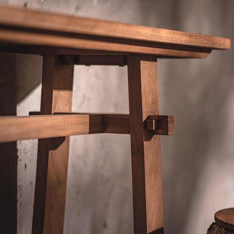Console d'entrée en teck massif recyclé 140 cm d-bodhi ARTISAN 
