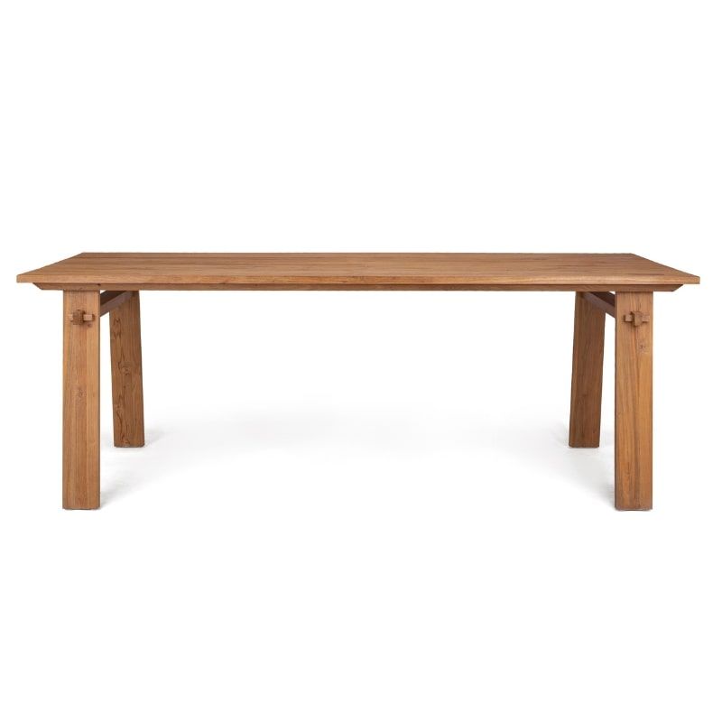 Table à manger rectangulaire en teck massif recyclé 180cm d-bodhi ARTISAN 