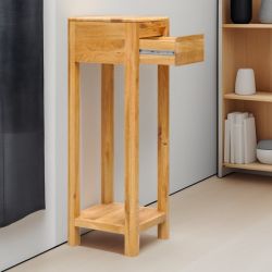Bout de canapé en bois massif de chêne 30cm JONAS