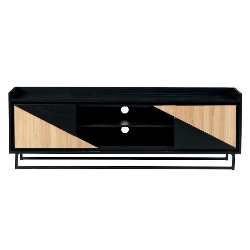 Meuble TV 1 porte en chêne et pin 180cm Casita TRATV 180