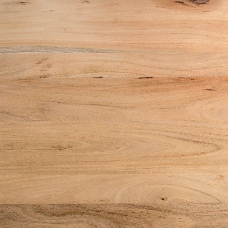 Petite commode industrielle 3 tiroirs en bois clair SERENA 55cm