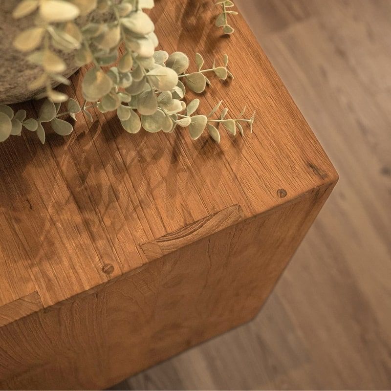 Grand meuble TV en teck massif recyclé 210cm ACE d-Bodhi