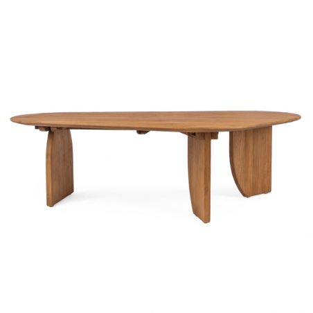 Table basse triangulaire en teck massif recyclé 120cm ACE d-bodhi