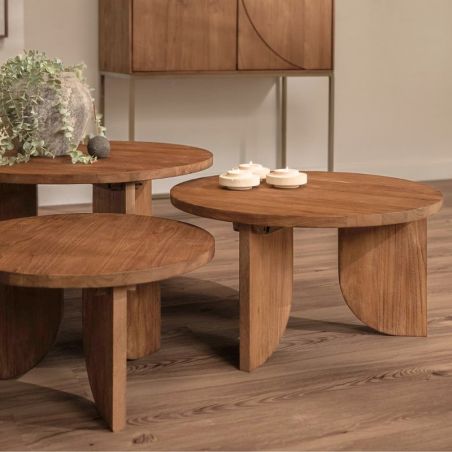 Tables basses gigogne en teck massif recyclé ACE d-bodhi