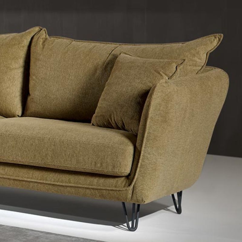 Canapé 3 places tissu vert Hasting Casita HASCA3ARAVER28