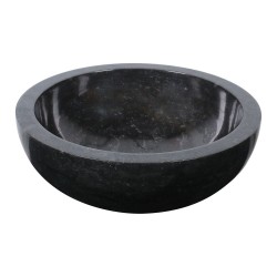 Vasque ronde à poser en marbre noir Ø40cm KC-P BLACK