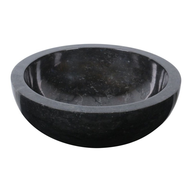 Vasque ronde à poser en marbre noir Ø40cm KC-P BLACK
