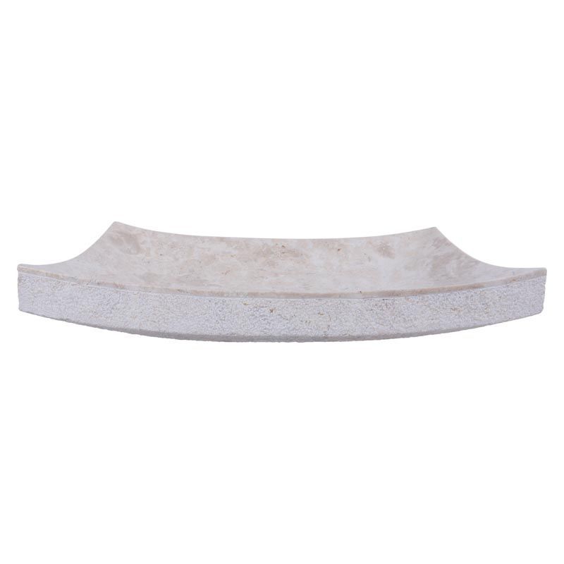 Vasque à poser rectangulaire en marbre crème 60cm RZB-D CREAM