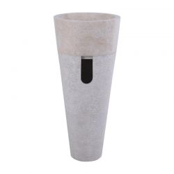 Vasque totem en marbre crème Ø40cm PA22-G CREAM