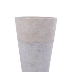 Vasque totem en marbre crème Ø40cm PA22-G CREAM