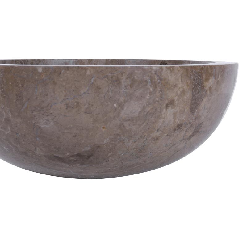Vasque ronde à poser en marbre gris Ø40cm KC-P GREY