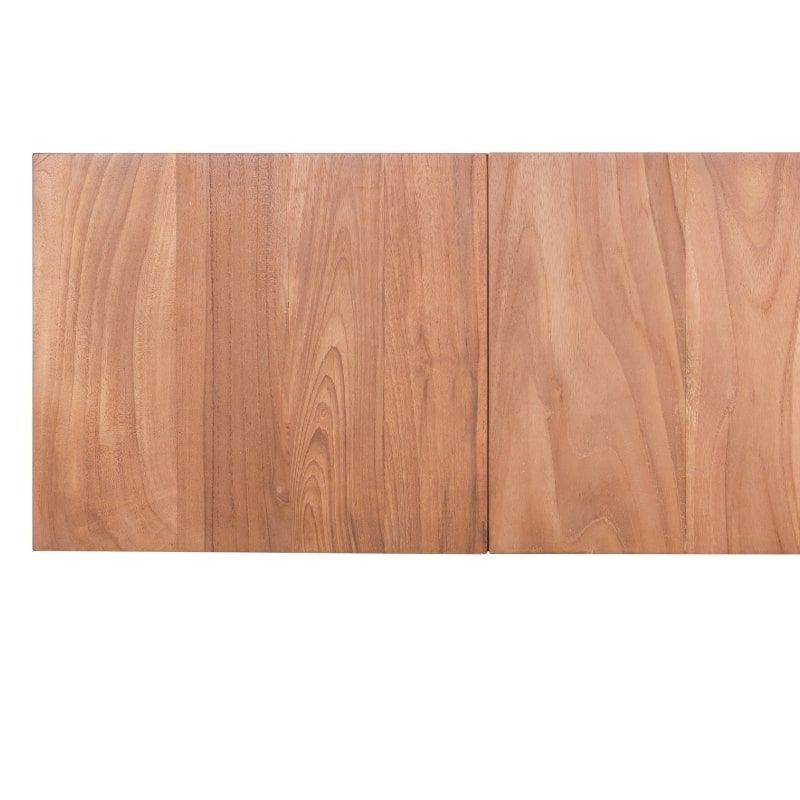 Meuble vasque suspendu teck massif 2 portes 120cm SUSANE