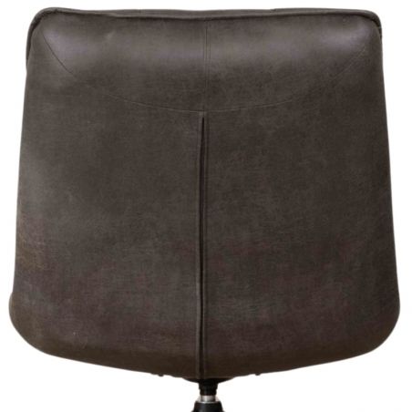 Fauteuil relax rotatif tissu microfibres gris Casita GRUNDY