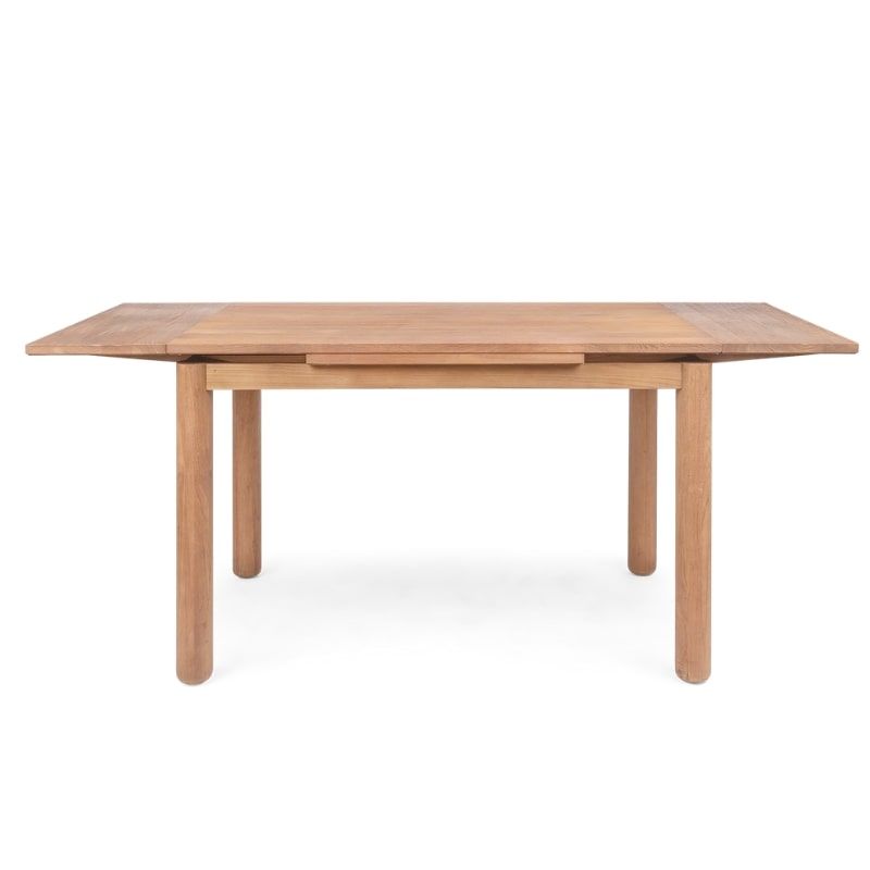 Table repas extensible teck recyclé 140/120cm DINO D-Bodhi