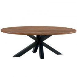 Table repas teck massif 220cm Bailey Casita BAITA 220D