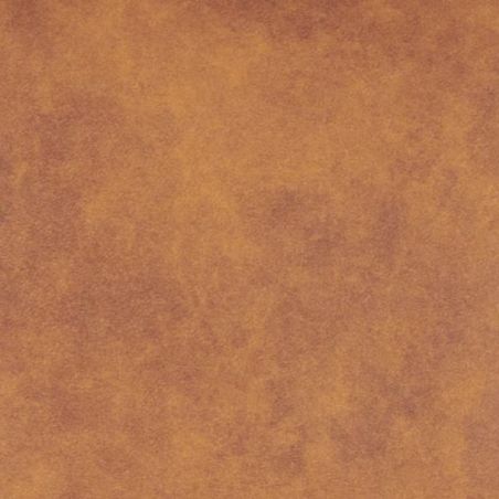 Canapé 3 places tissu marron pieds métal 204cm Casita HASTING