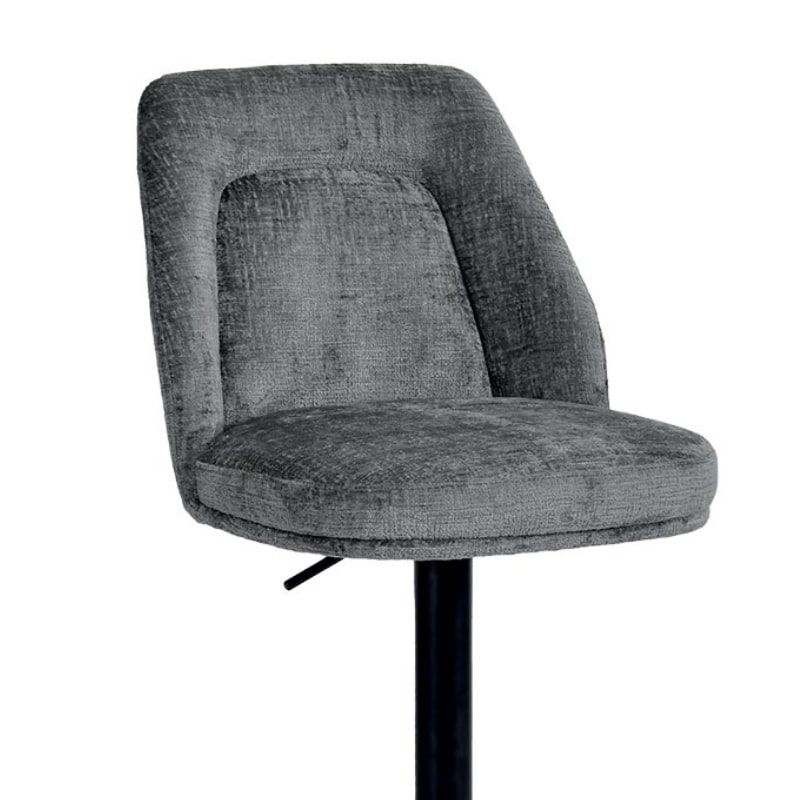 Lot de 2 chaises de bar réglable en hauteur gris Casita ZOUNG