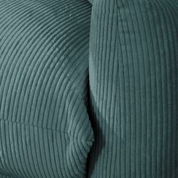 Canapé 3 places velours côtelé bleu Moon Casita MOLINBLE21