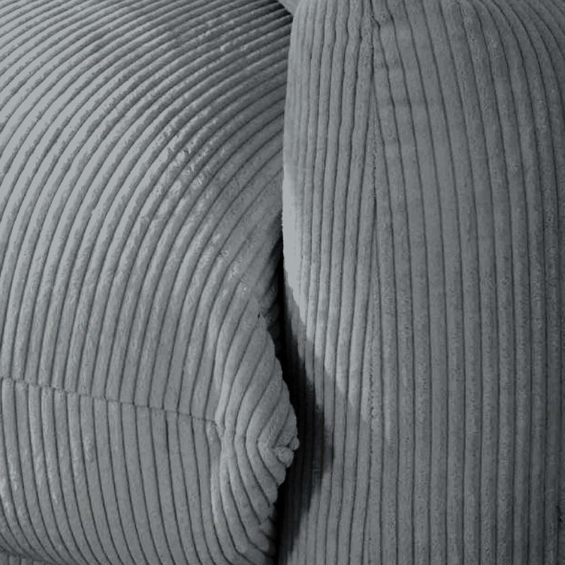 Canapé 3 places velours côtelé gris Moon Casita MOLINGRI20