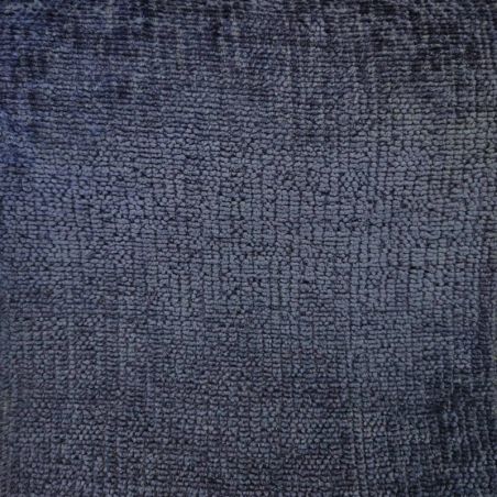 Canapé chenille cocooning en tissu bleu Casita MILOW