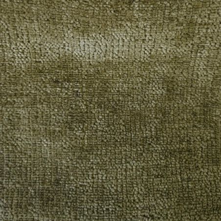 Canapé chenille cocooning en tissu kaki Casita MILOW