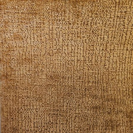 Canapé chenille cocooning en tissu moutarde Casita MILOW