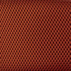 Lot de 2 chaises métal et tissu nid d'abeille terracotta Casita ALTO