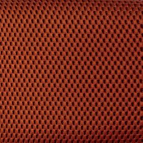 Lot de 2 chaises métal et tissu nid d'abeille terracotta Casita ALTO