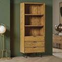 Bibliothèque colonne en teck recyclé 80cm BAHIA Casita BAHETA 205