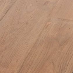 Table basse rétro en teck recyclé et noir 120cm OPLAND Casita